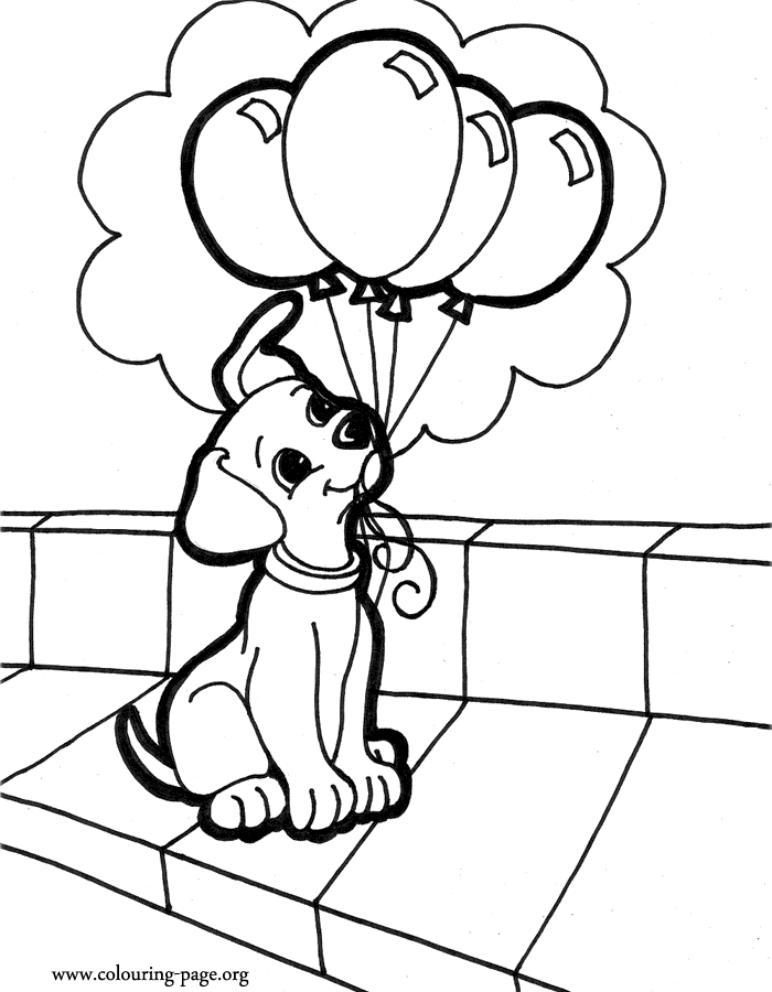 Puppy Pictures To Print Out - Coloring Pages for Kids and for Adults