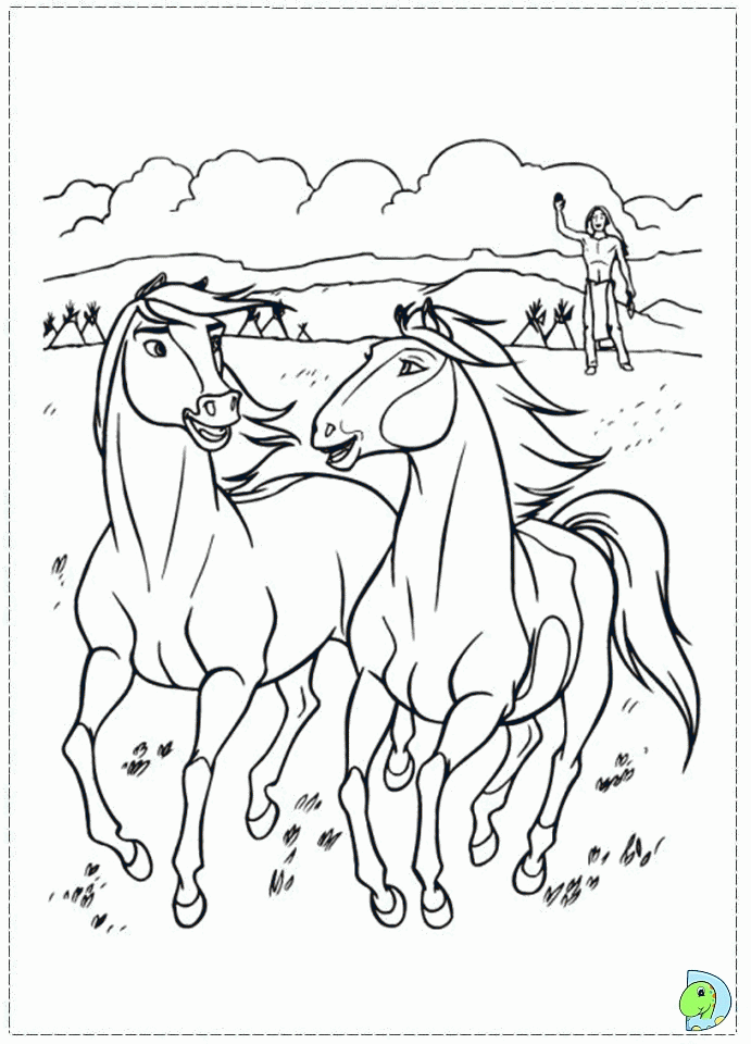Spirit coloring pages to download and print for free