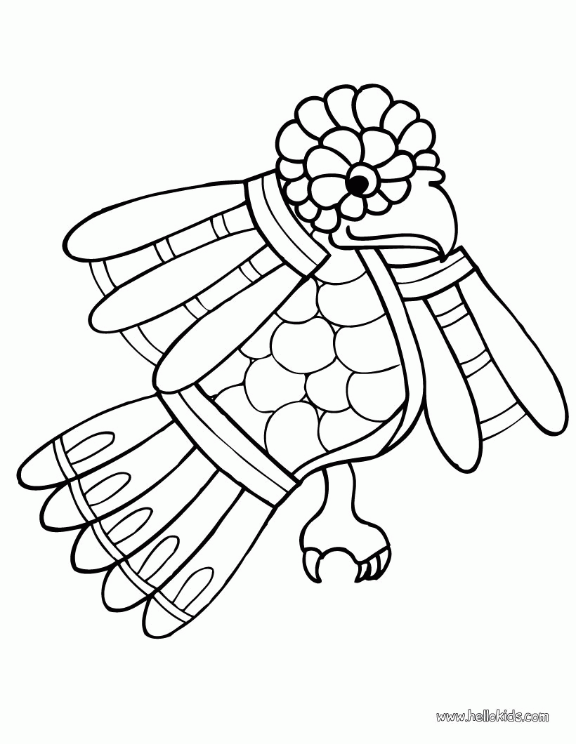 BIRD coloring pages - Flamingo