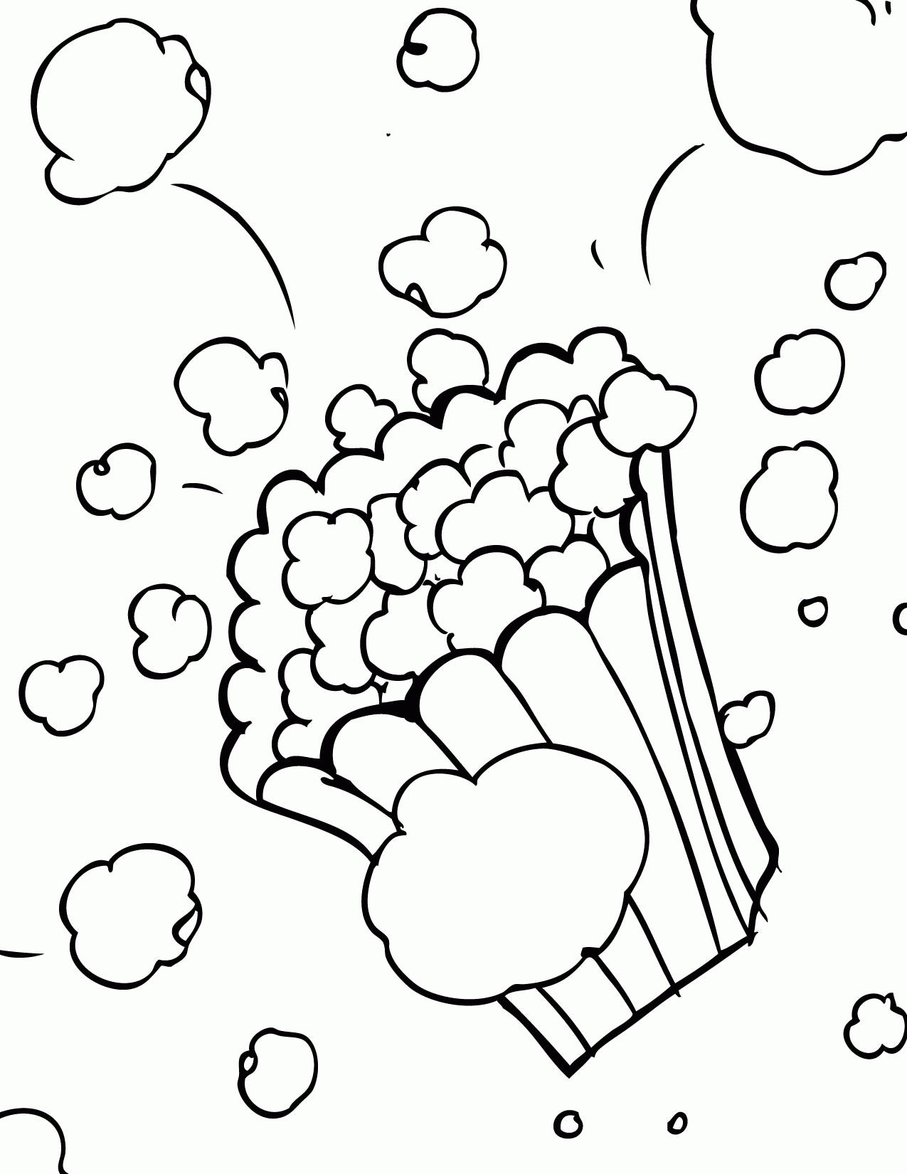 At The Movies Coloring Pages - Handipoints