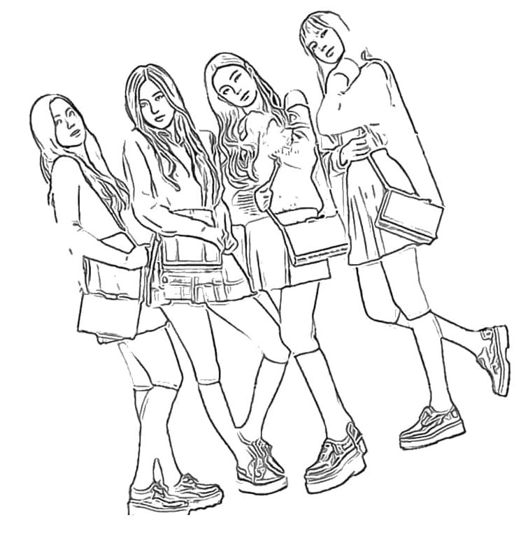 Blackpink Coloring Pages - Free Printable Coloring Pages for Kids