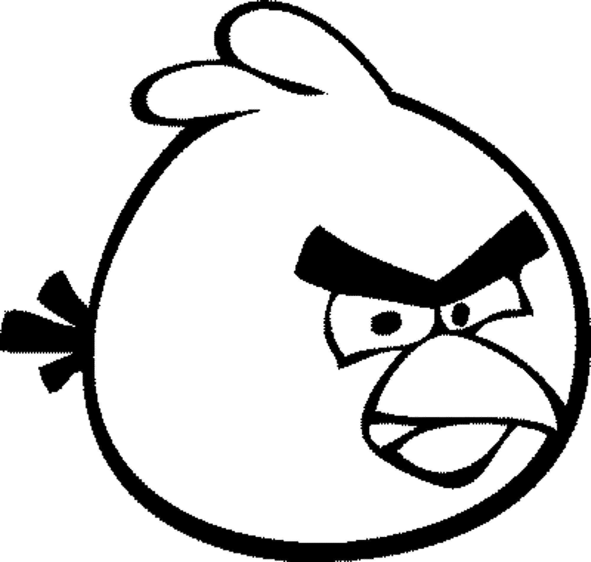 angry birds coloring pages - Printable Kids Colouring Pages
