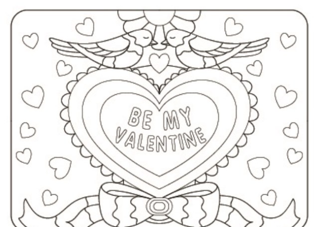 Free Pdf Printable Happy Valentines Day Coloring Pages 2020 ...