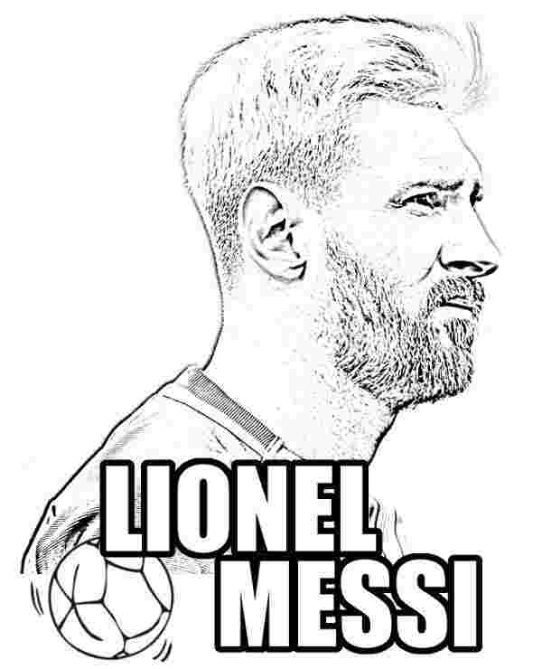 Coloring pages lionel messi – Huangfei.info