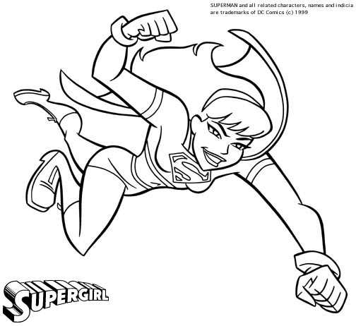 14 Images of Superman And Supergirl Coloring Pages - Supergirl and ...