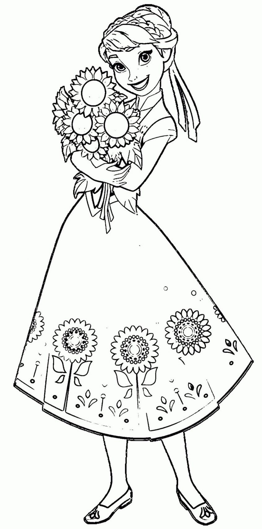 Frozen Fever Coloring Pages - Coloring Home