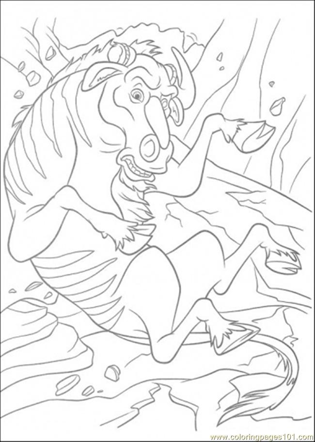 The Wildebeest Is Falling Down Coloring Page for Kids - Free The Wild  Printable Coloring Pages Online for Kids - ColoringPages101.com | Coloring  Pages for Kids