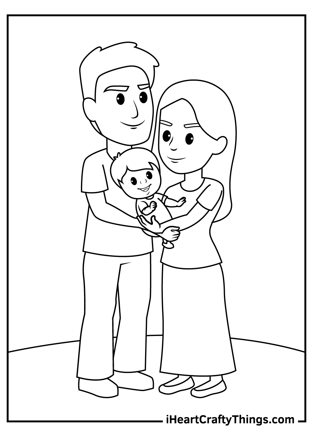 Printable Family Coloring Pages (Updated 2023)