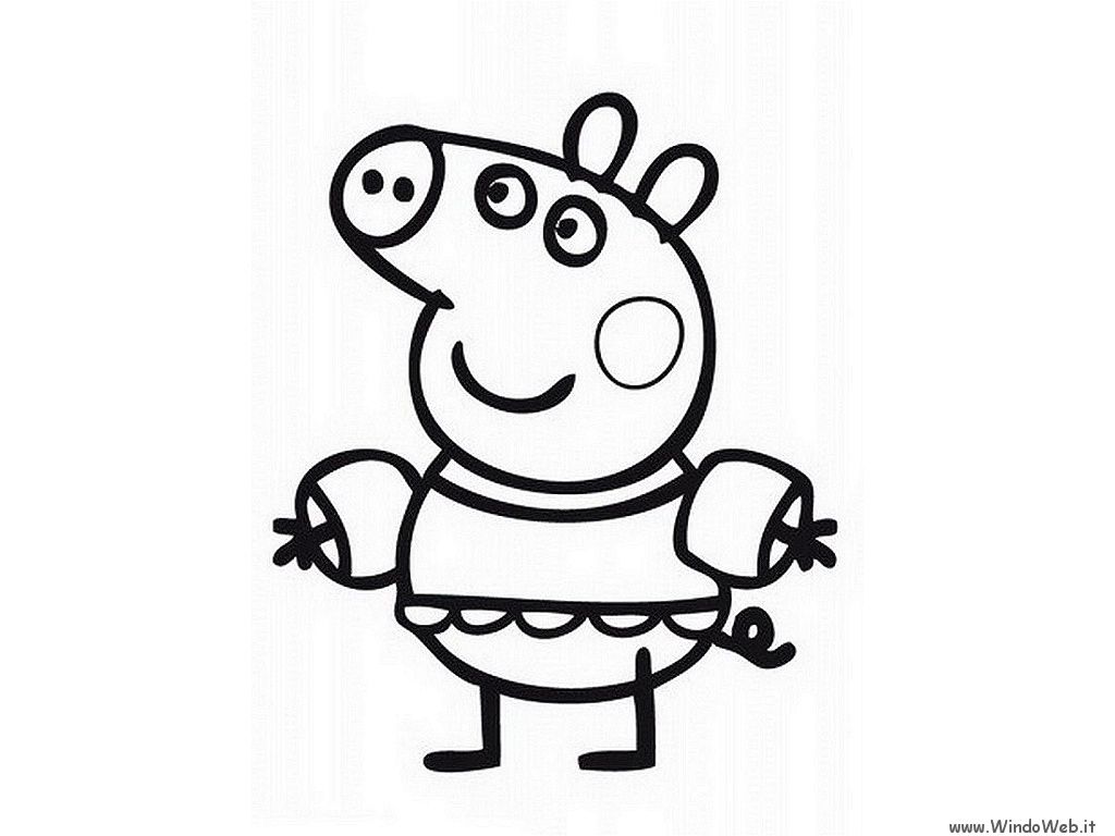 Peppa Pig Colouring Pages Birthday Peppa Pig Coloring Page Peppa 