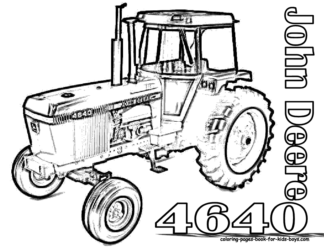 Tractor Coloring Pages John Deere   Coloring Home