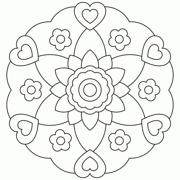 Free Printable Mandala Coloring Pages | Free Coloring Pages