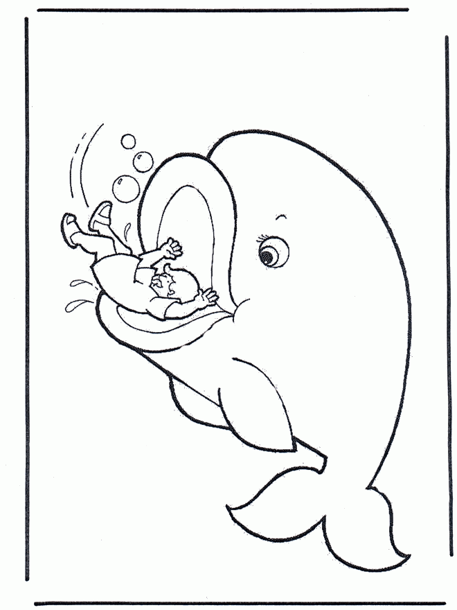 Online Jonah And The Whale Coloring Pages To Download And Print ...