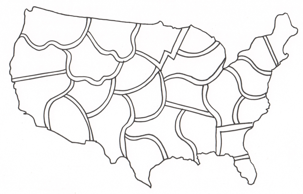 USA Prayer Coloring Page/Template - Praying in Color