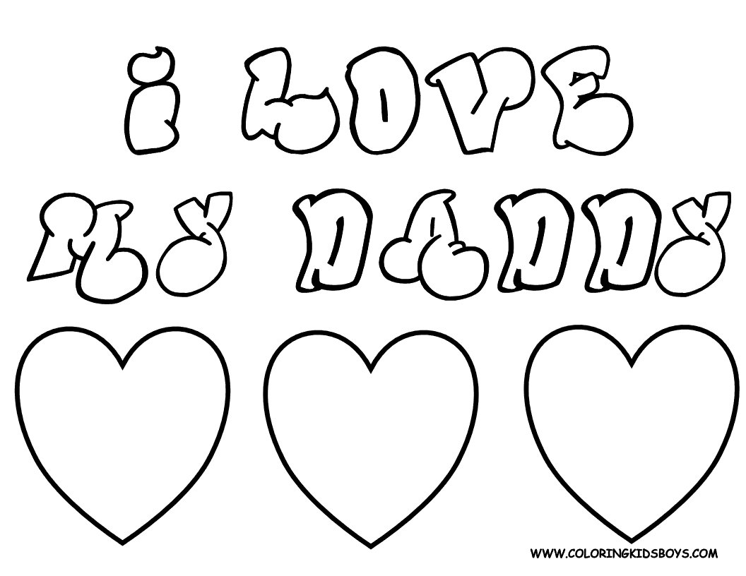 fathers day coloring pages | Only Coloring Pages