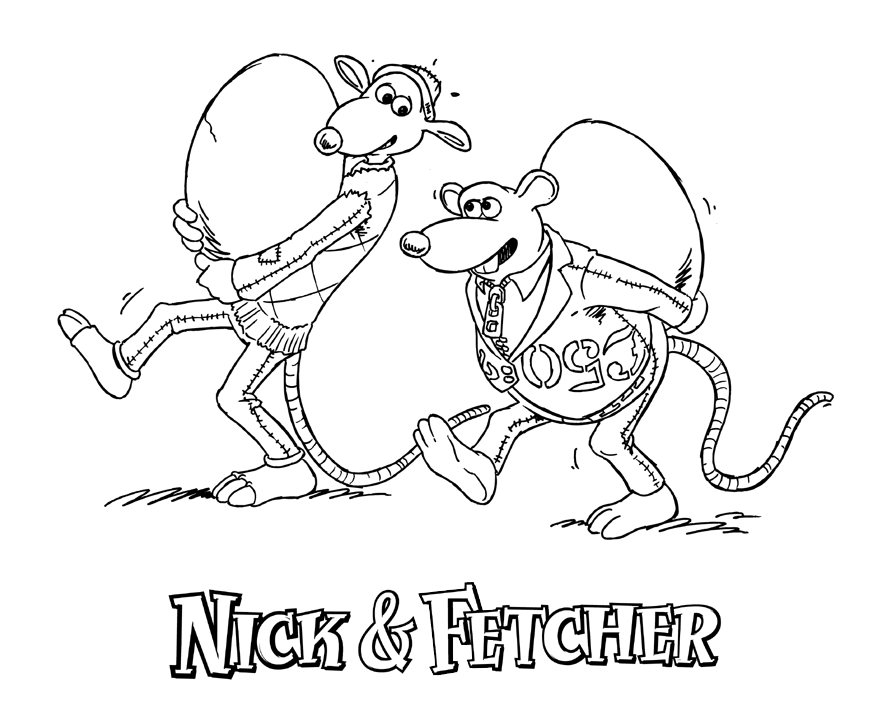 chicken run Colouring Pages (page 2)