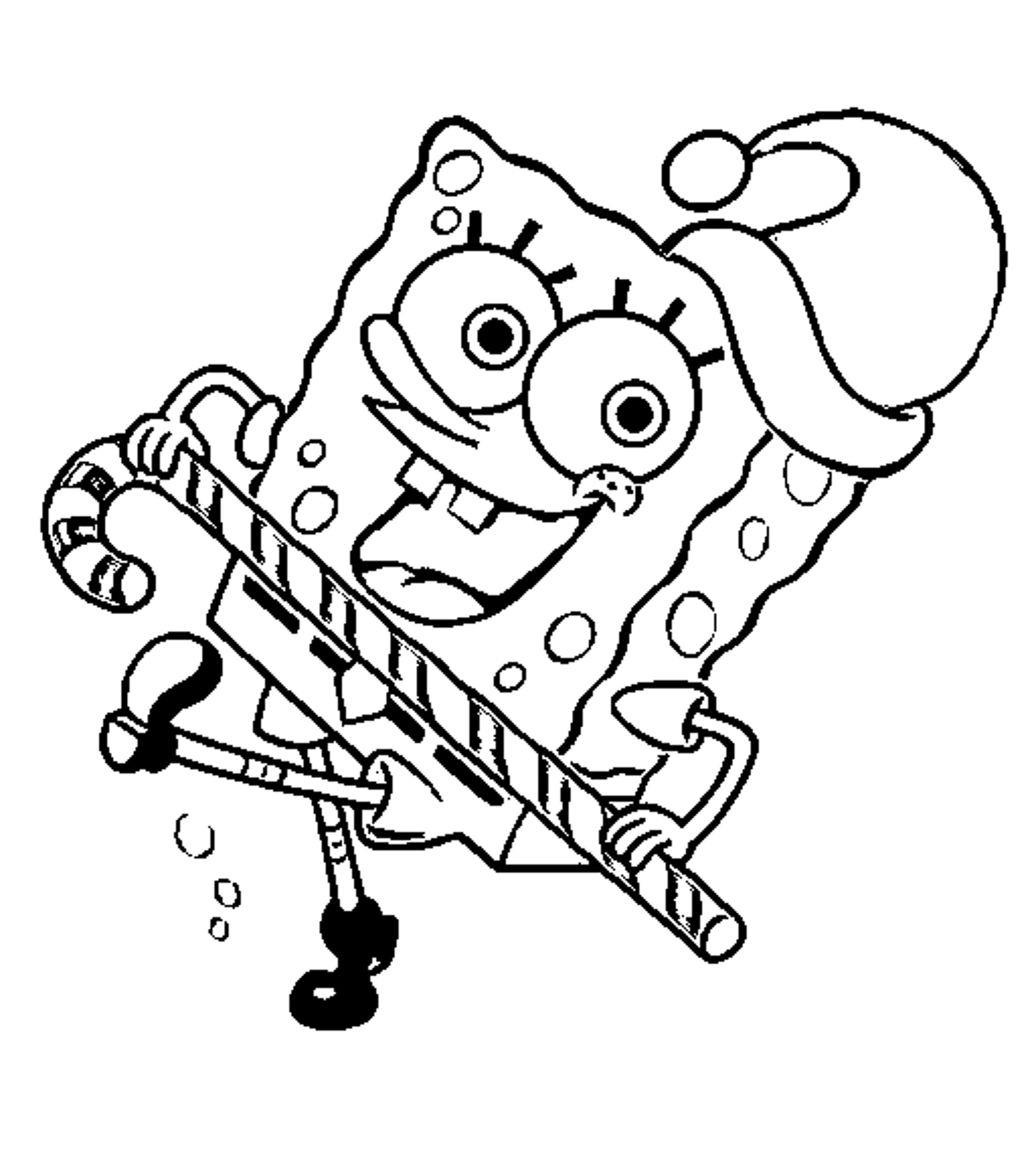 Patrick Spongebob Color Page Cartoon Characters Coloring Pages ...