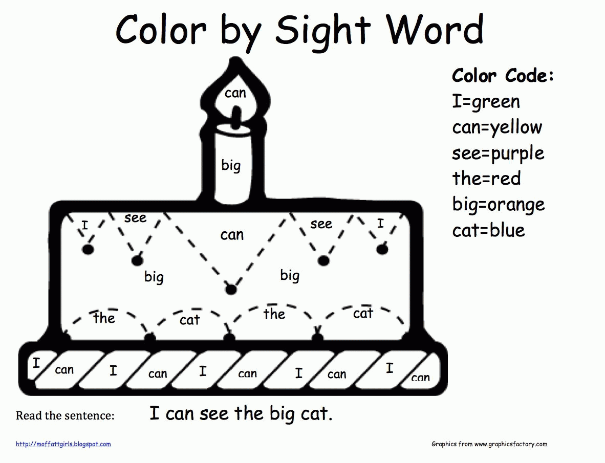 Download Sight Words Coloring Pages - Coloring Home