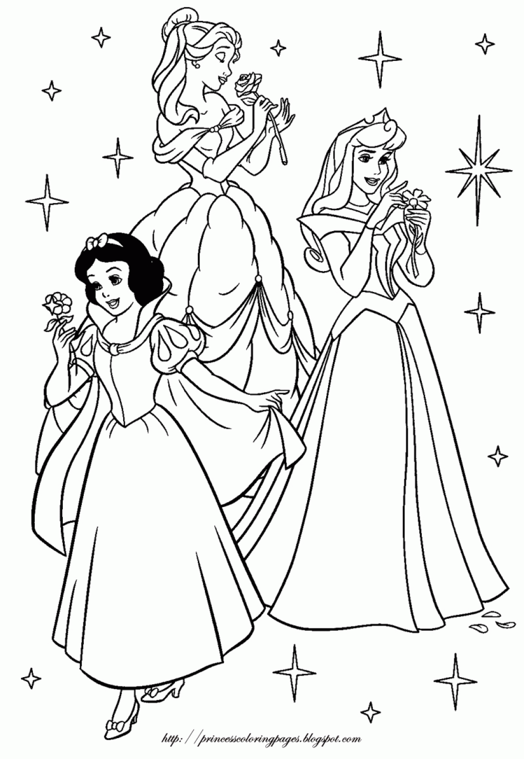 Princess Coloring Pages Pdf - Coloring Home