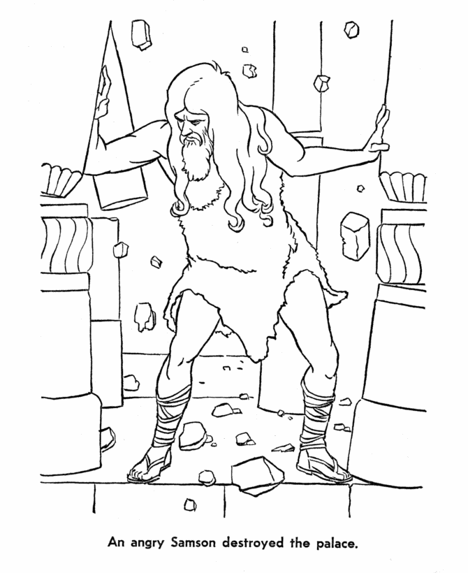 Baby Samson Coloring Pages - High Quality Coloring Pages