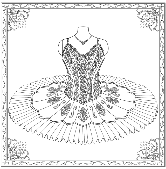 2 Downloadable Dance Coloring Pages