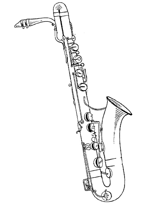 Drawing Musical instruments #167322 (Objects) – Printable coloring pages