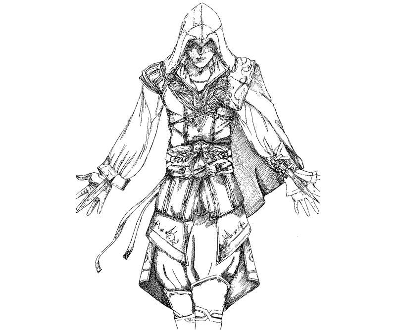 Drawing Assassin's Creed #111927 (Video Games) – Printable coloring pages