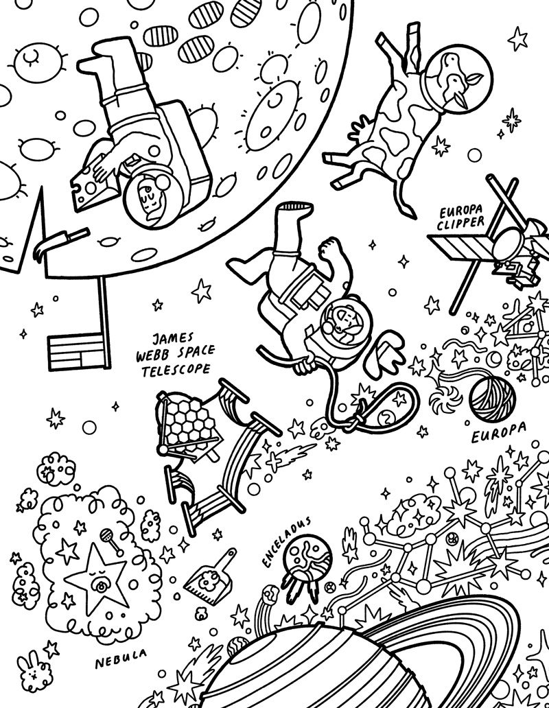 Nasa Coloring Pages - Coloring Home