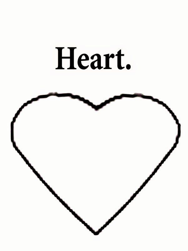 Heart Shape Pictures To Color