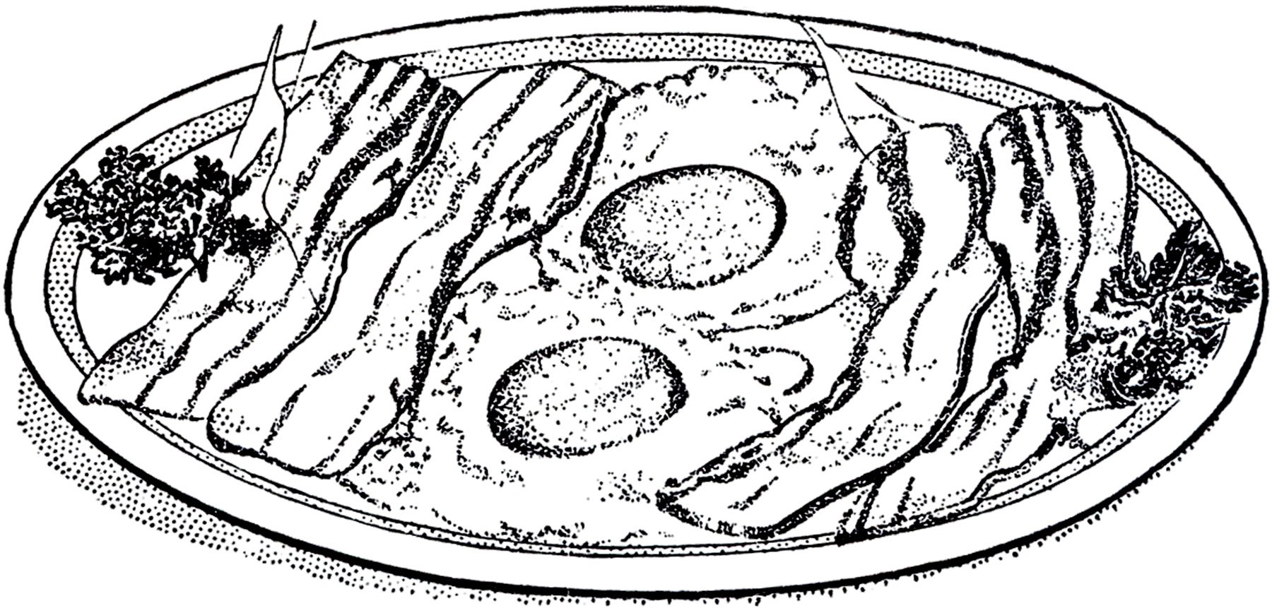 Bacon and Eggs Coloring Pages (Page 1) - Line.17QQ.com