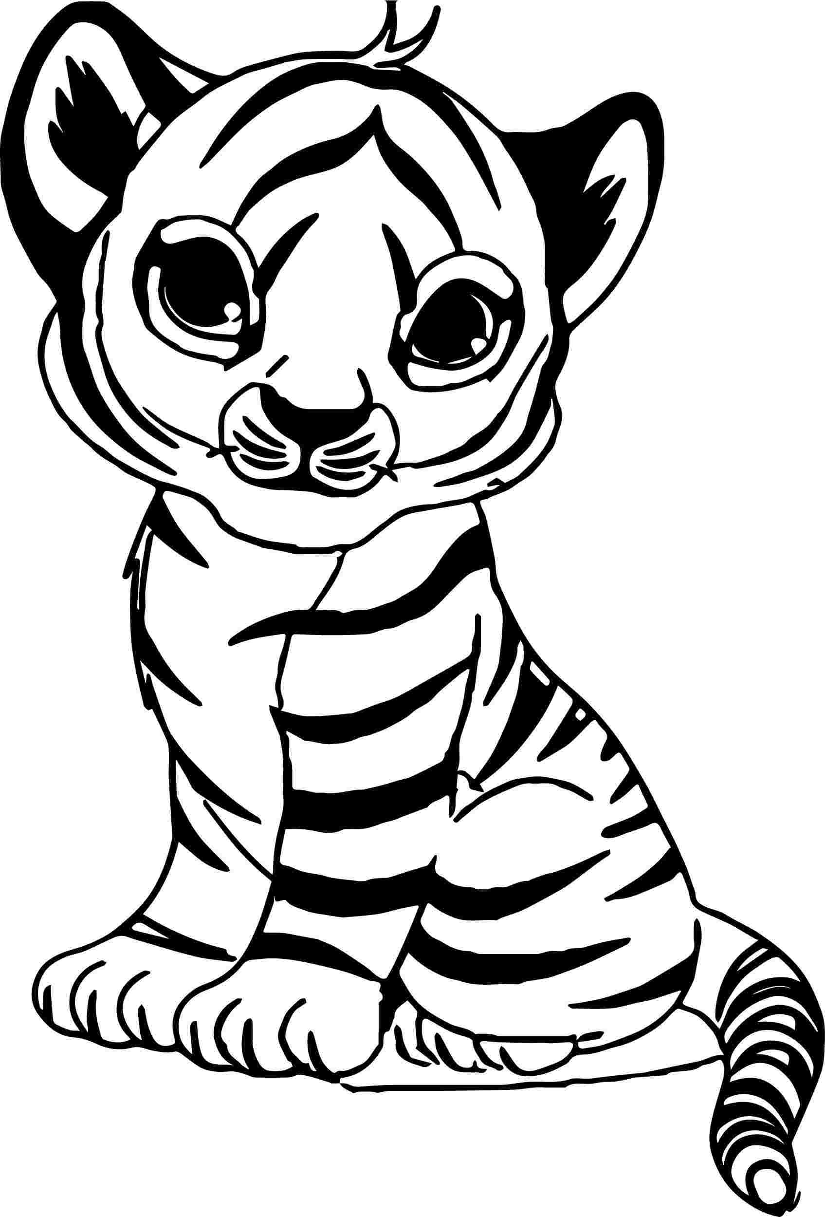 Coloring Baby Animal Luxury Sheets Cute Cute Baby Animal Coloring Page