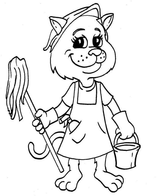 Children's Free Printable Coloring Pages | CleanItSupply.com