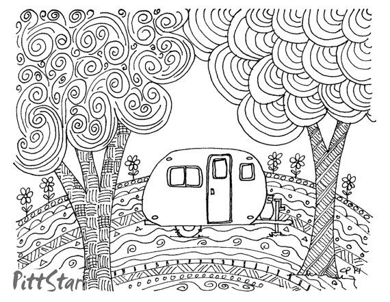 Motorhome Coloring Pages at GetDrawings | Free download