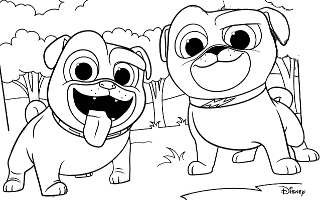 Puppy Dog Pals Printable Coloring Pages – coloring.rocks!