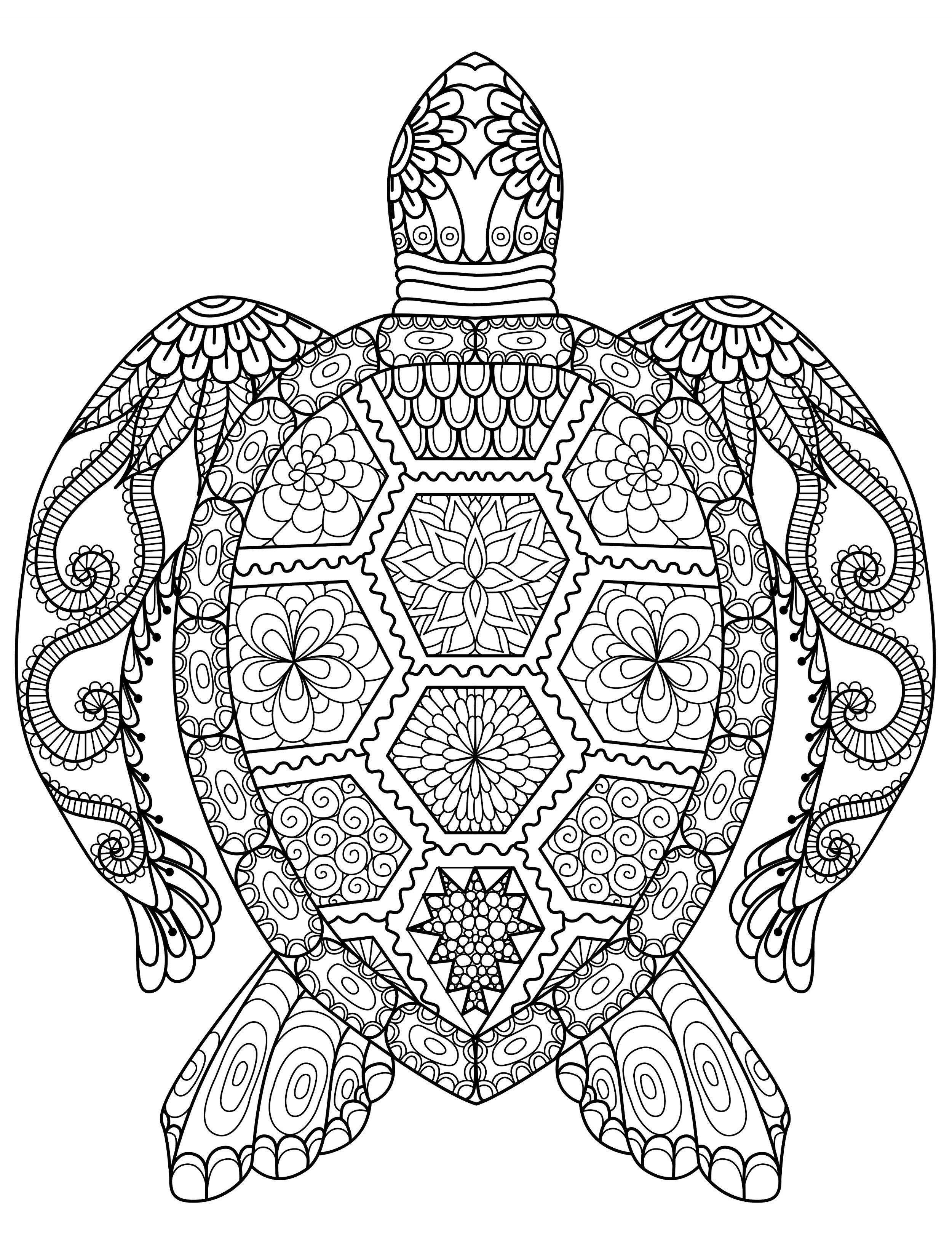 Mandala Animals Coloring Pages   Coloring Home