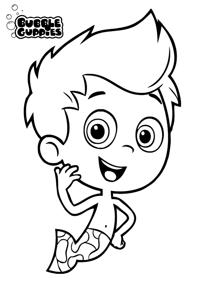 Download Free Bubble Guppies Coloring Pages - Coloring Home