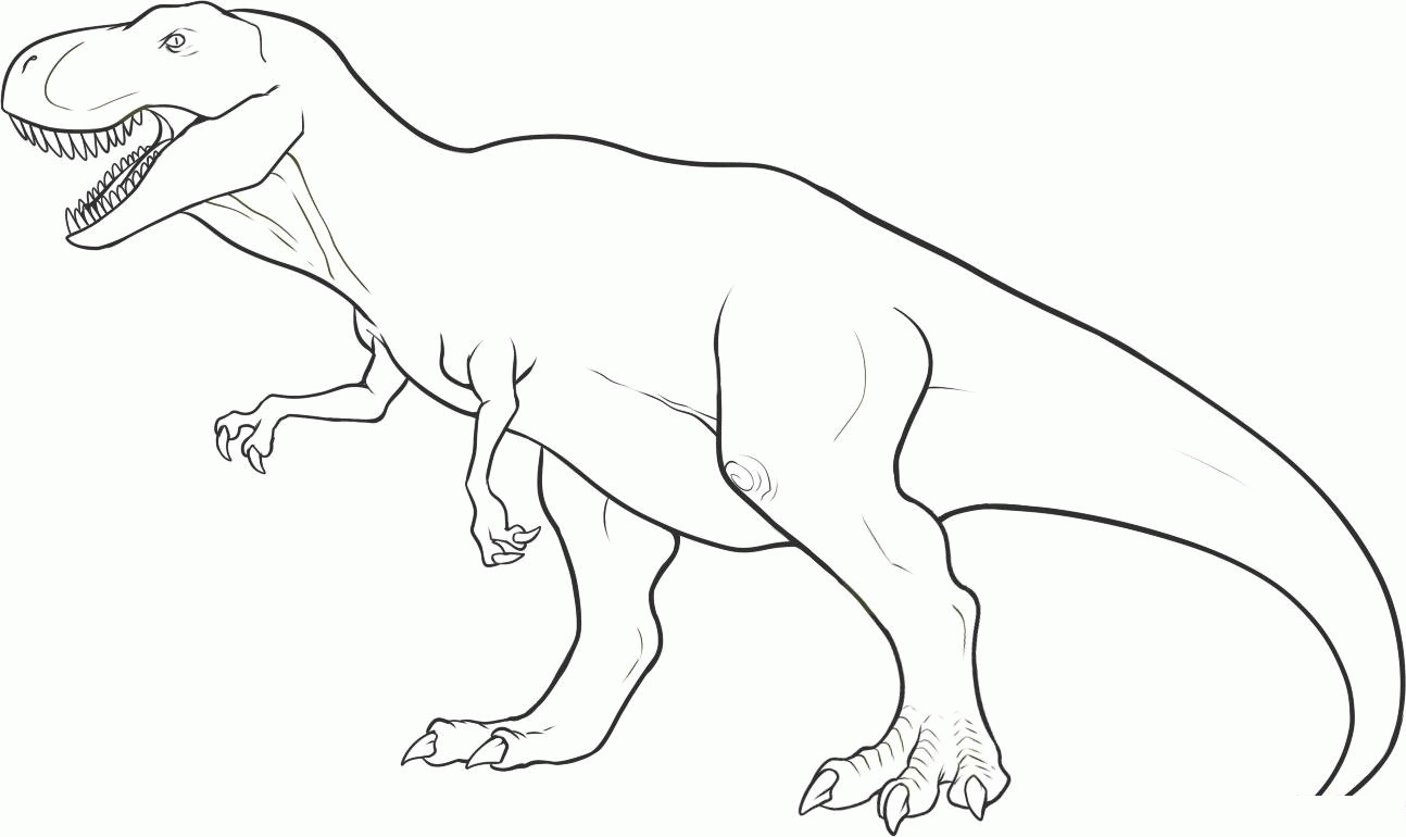Free Coloring Pages Dinosaur   Coloring Home