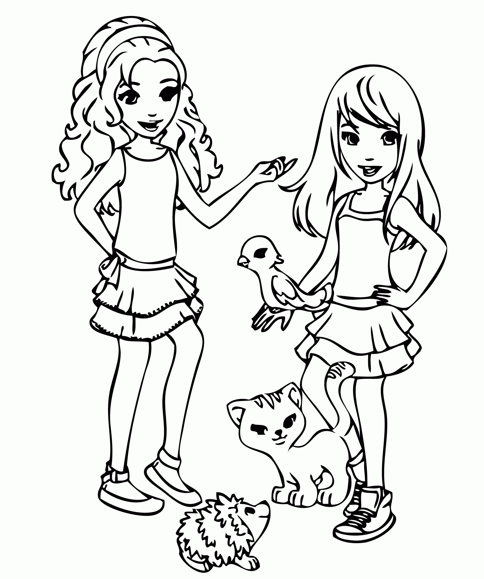 Lego Friends Coloring Pages Mia - High Quality Coloring Pages