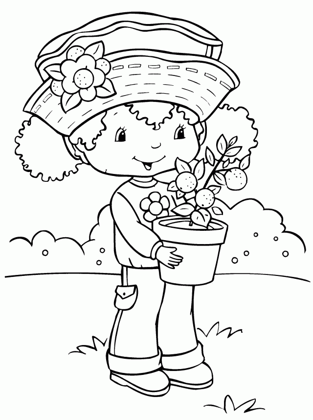 Blueberry Muffin - Coloring Pages for Kids and for Adults