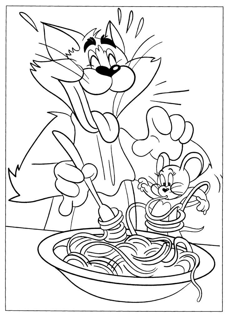 disney movies coloring pages | Coloring Page - Tom and jerry ...