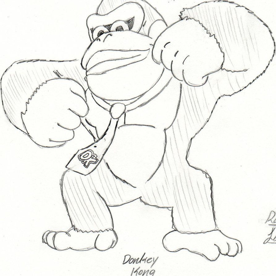 Donkey Kong Coloring Pictures   Coloring Pages For Kids And For ...