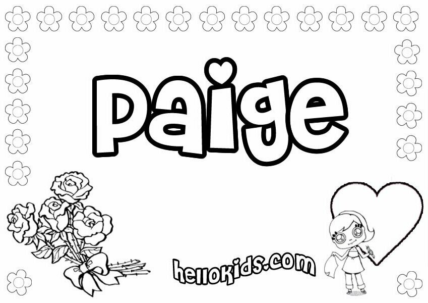 Printable Name Coloring Pages Coloring Home