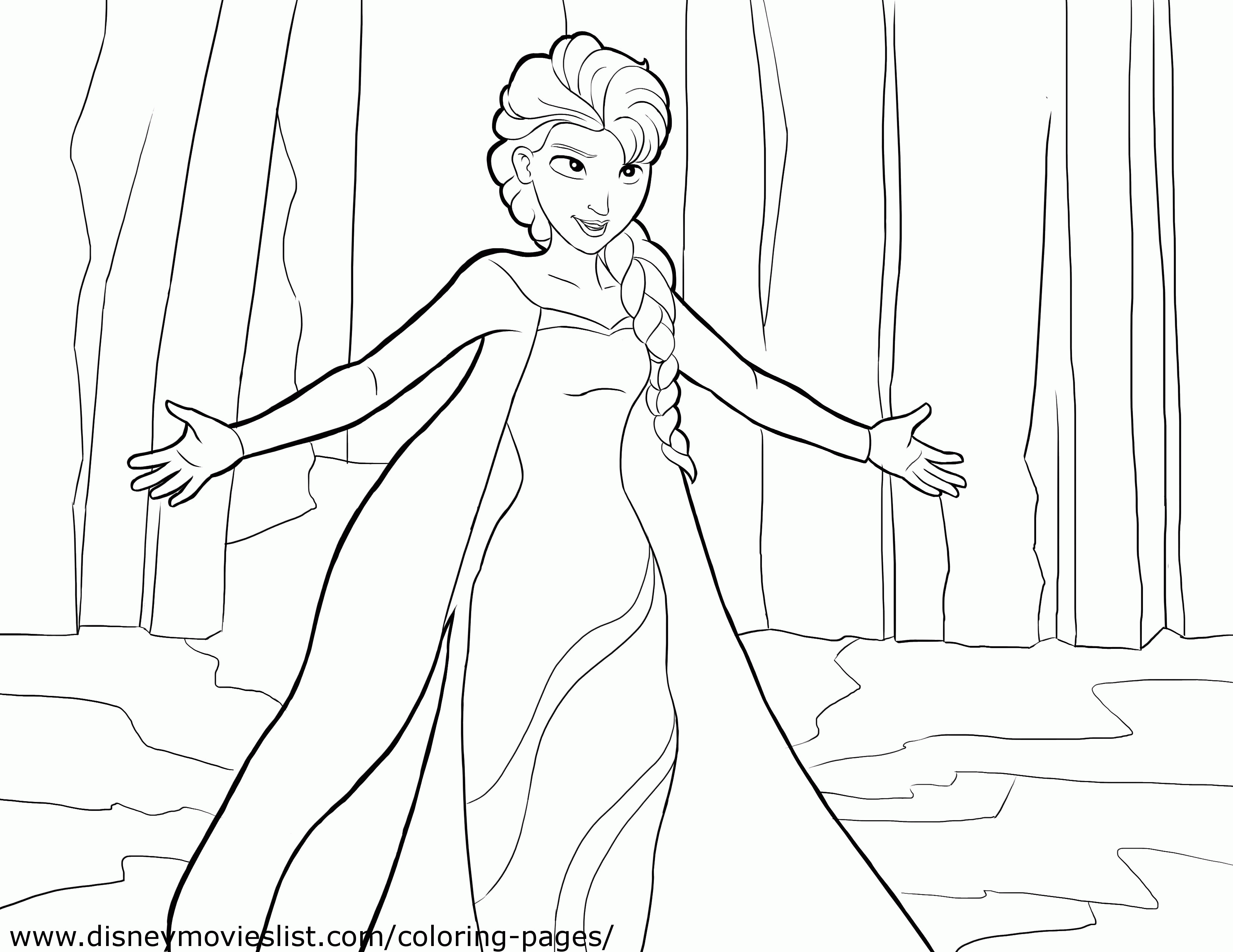 Frozen Coloring Pages Pdf   Coloring Home