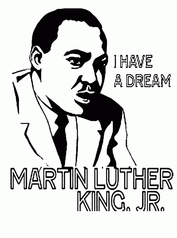 Free Martin Luther King Jr Coloring Sheets - Pa-g.co