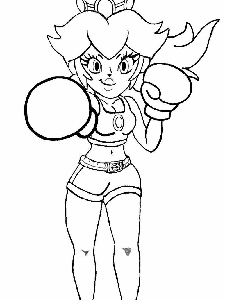 Mario And Peach Coloring Pages - Coloring Home 78C