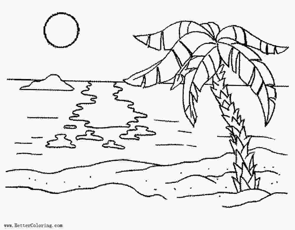 Sunset Coloring Pages - Coloring Home
