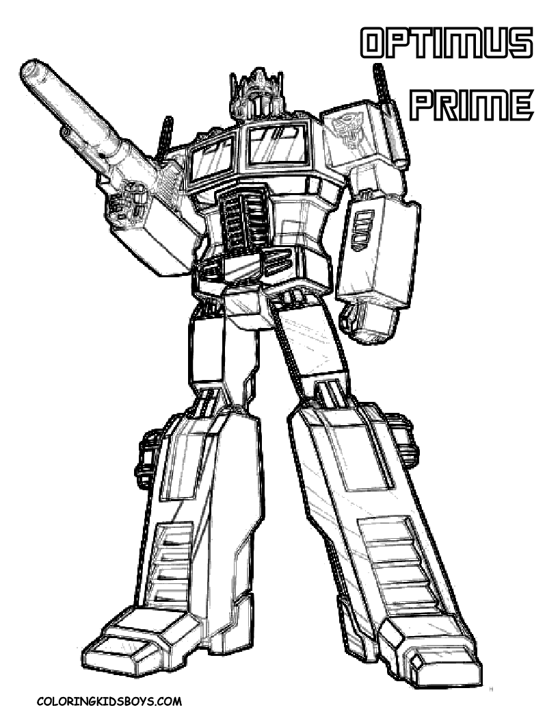 Pics Of Optimus Prime Coloring Page Preschool Transformers G Pages ...