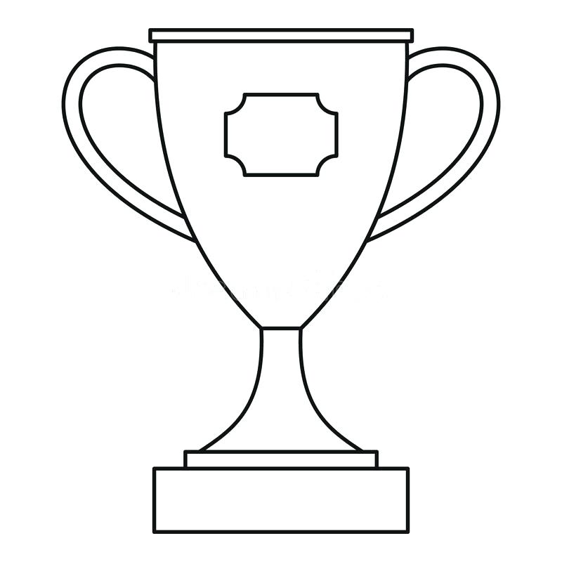 Trophy Line Drawing | Free download on ClipArtMag