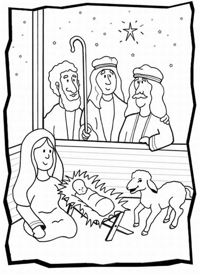 Christmas Baby Coloring Pages - Coloring Pages For All Ages