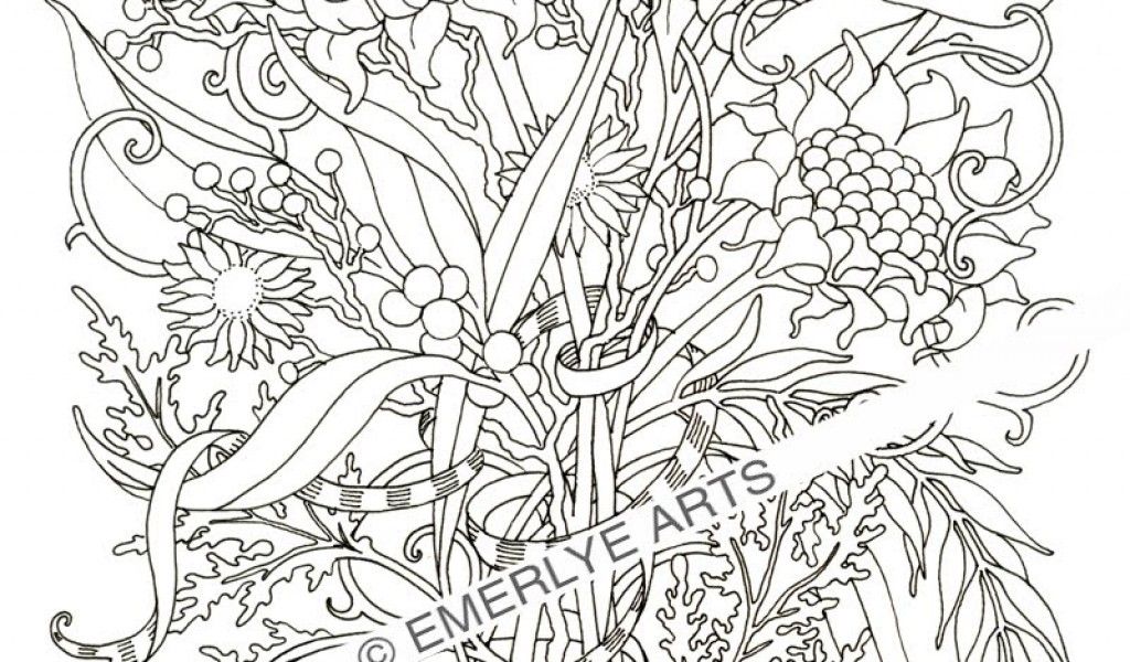Coloring Pages Plants And Animals - Coloring Page
