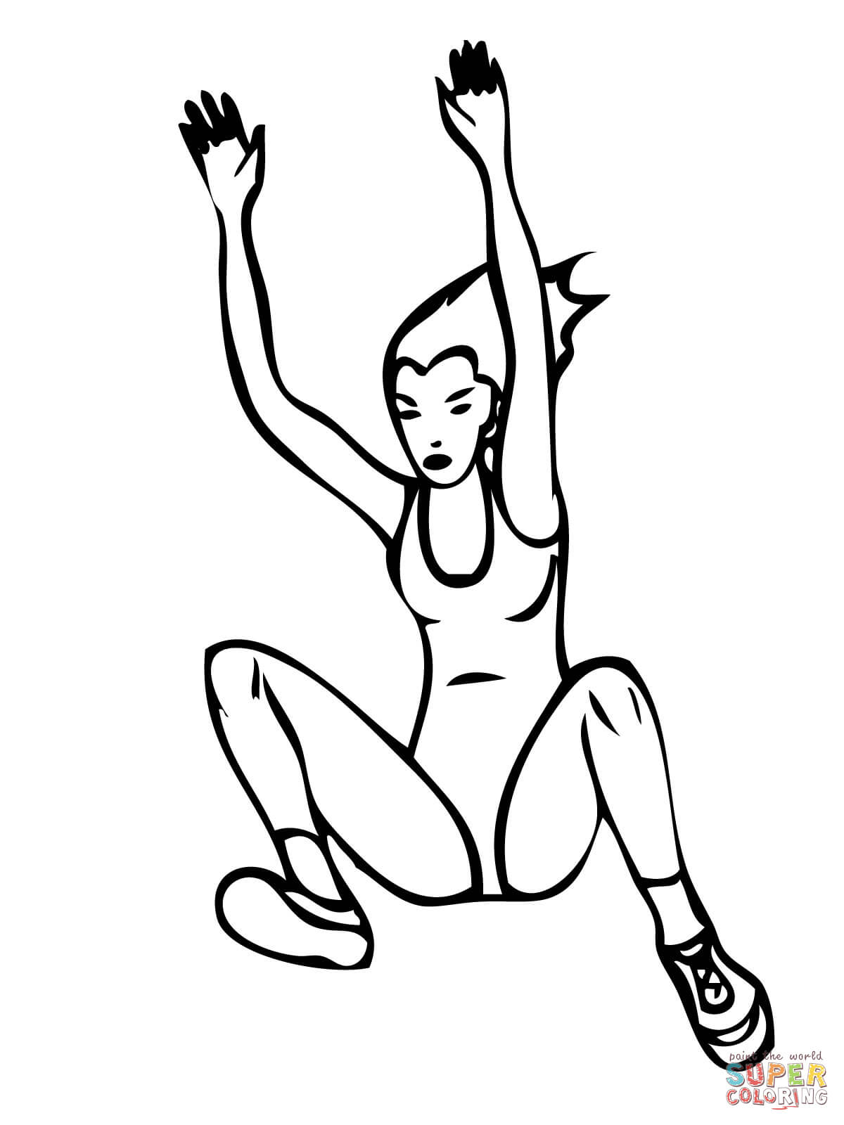 Athletics coloring pages | Free Coloring Pages